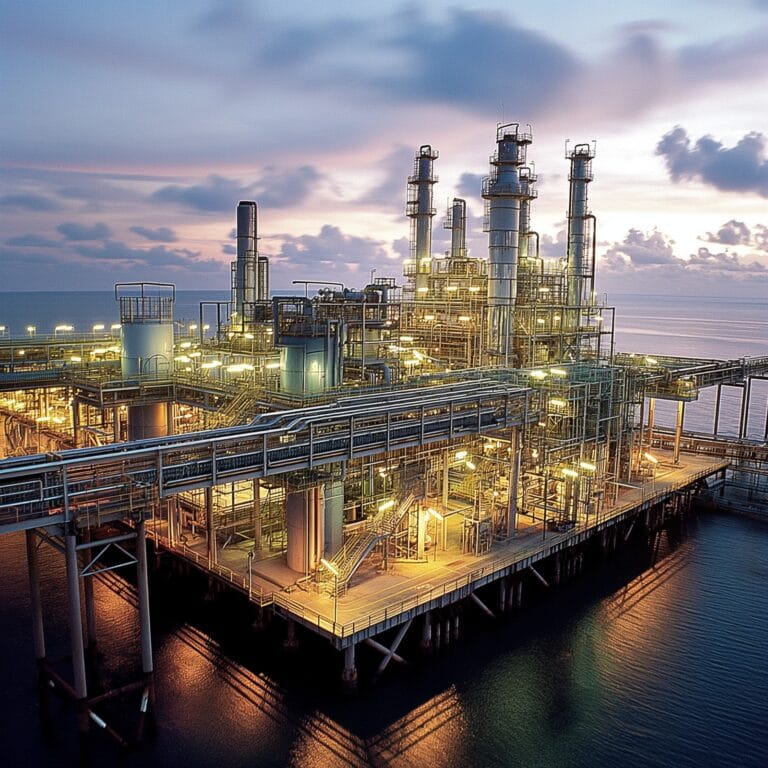 Detailed 3D Visualization of an Offshore Production Platform
