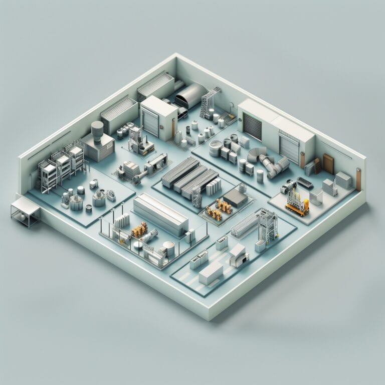 Isometric 3D Cutaway Rendering